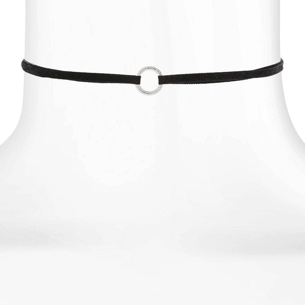 slim black choker