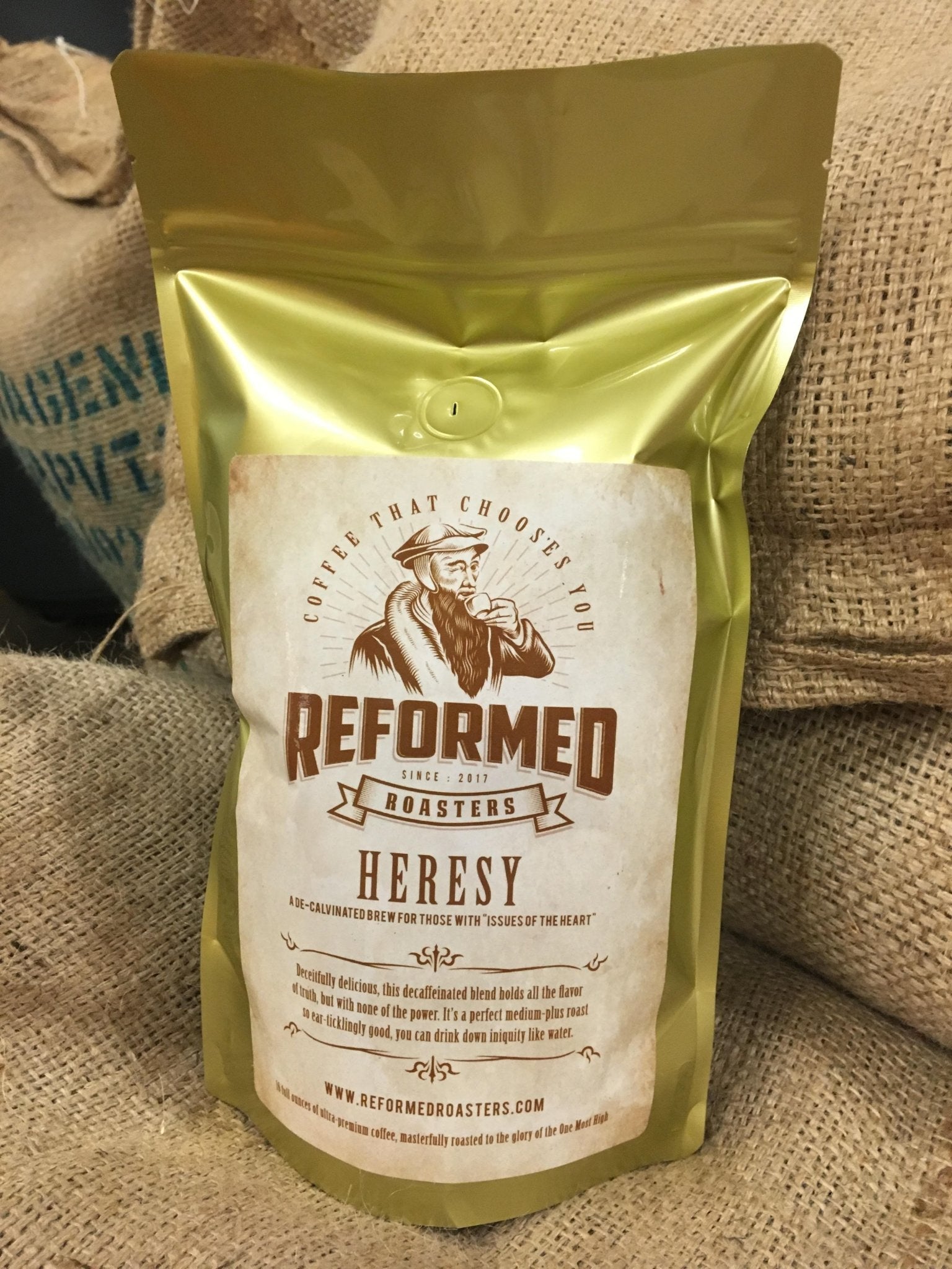 coffee christian coffee reformed coffee Heresy (1lb - Whole Bean) Coffee  - Reformed Roasters