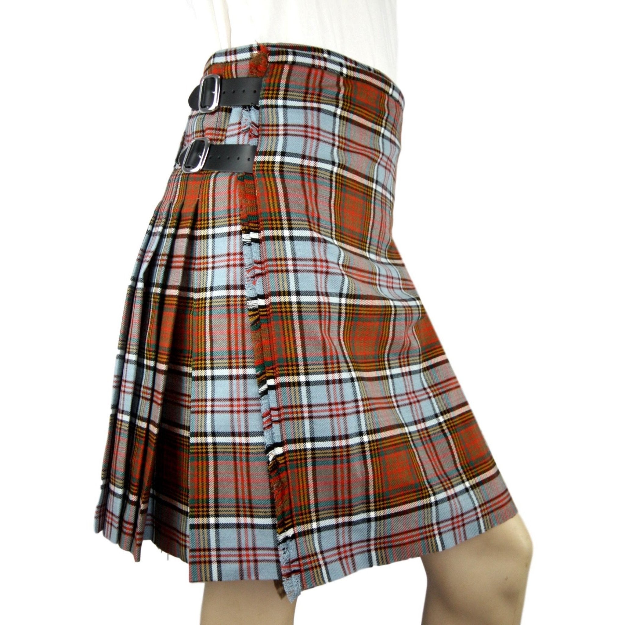 weathered tartan kilts