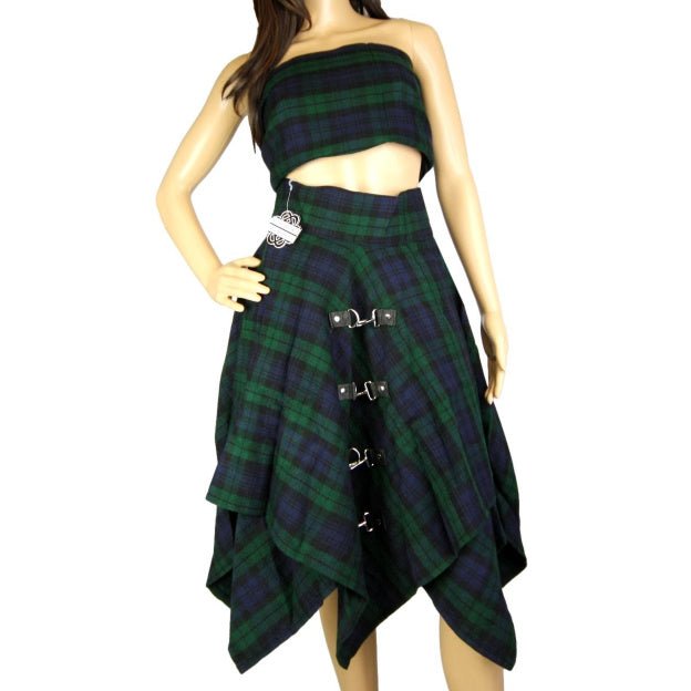 Highland Kilt Pixie Skirt Black Watch Tartan – Highland Kilt Company