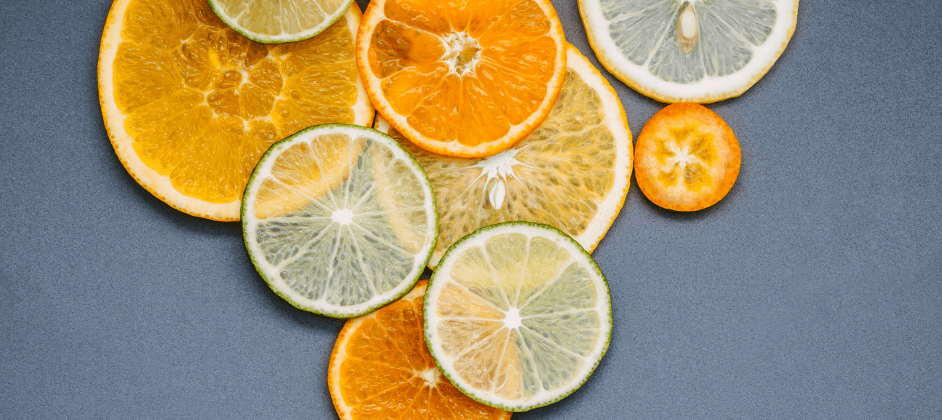 slices of citrus fruit