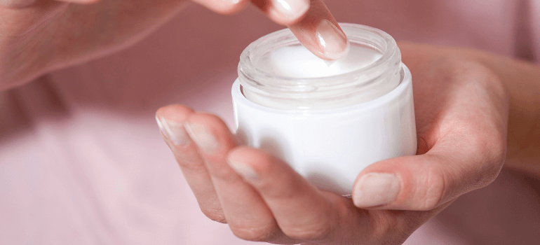 moisturizer jar