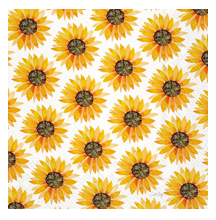 Sunflower Pattern (Beverage Napkin)