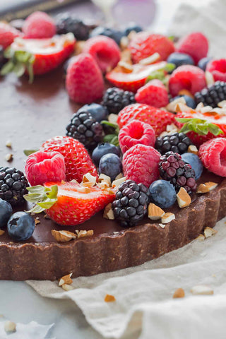No Bake Chocolate Tart by @leelalicious