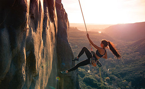 rock climbing