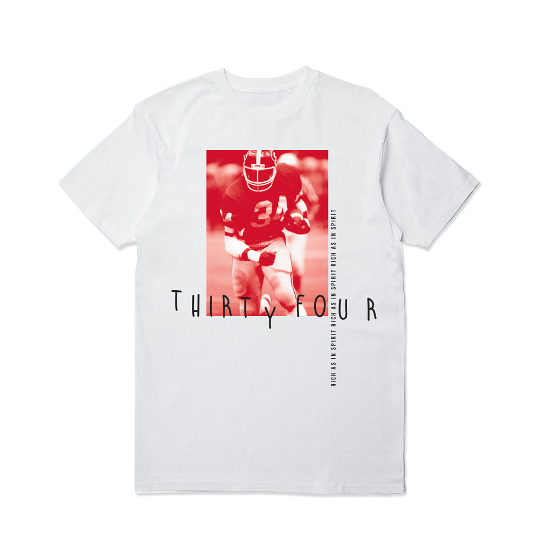 34 S/S T-Shirt - White – Rich Homie Quan Store