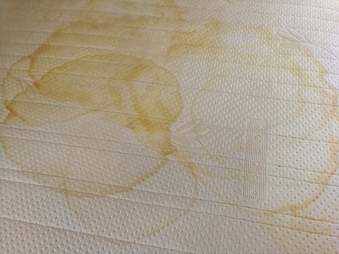 Mattress with dried pee
