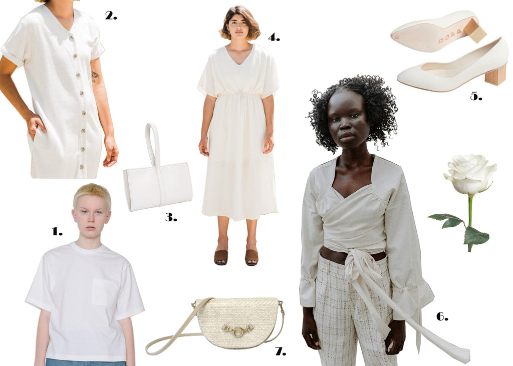 Sustainable Valentines Day Outfits White