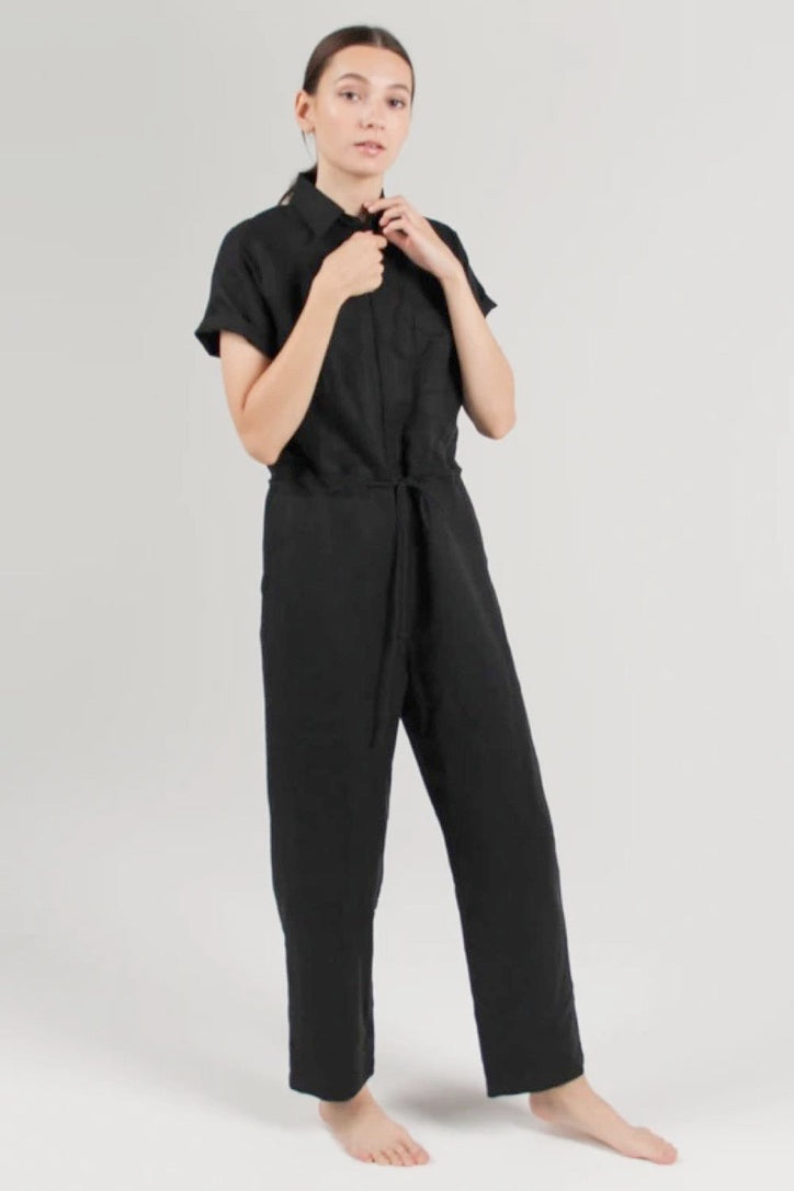 Flight Jumpsuit Black