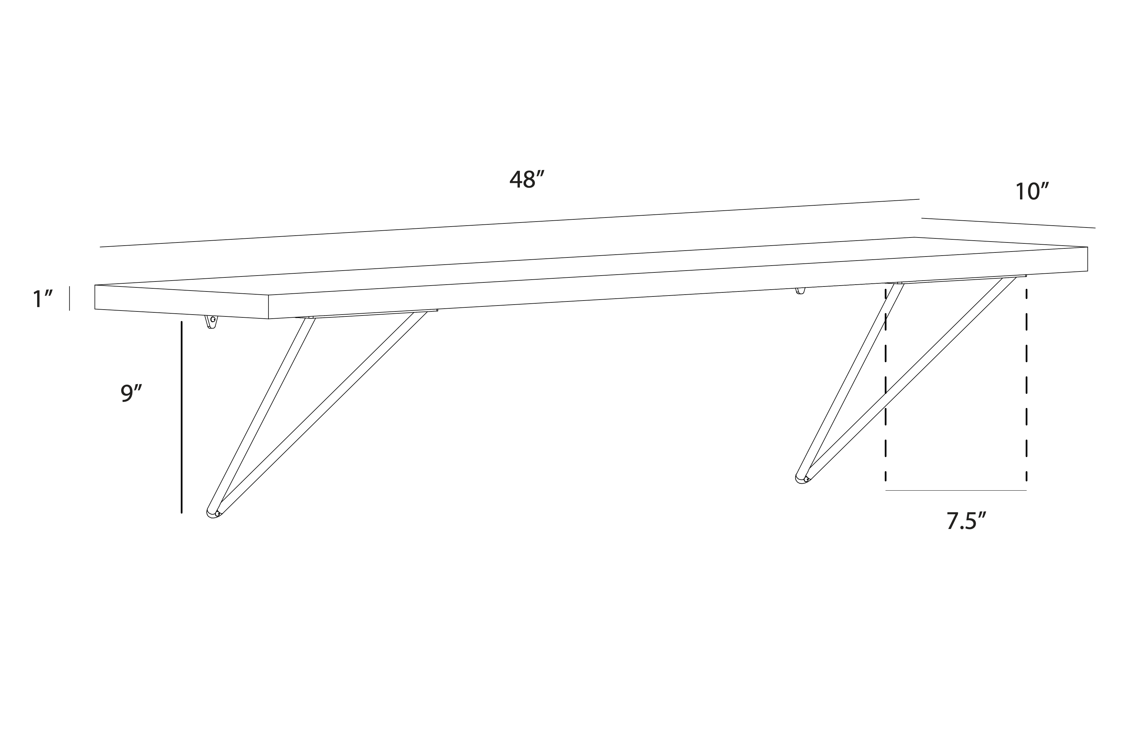 Adams Shelf Supports