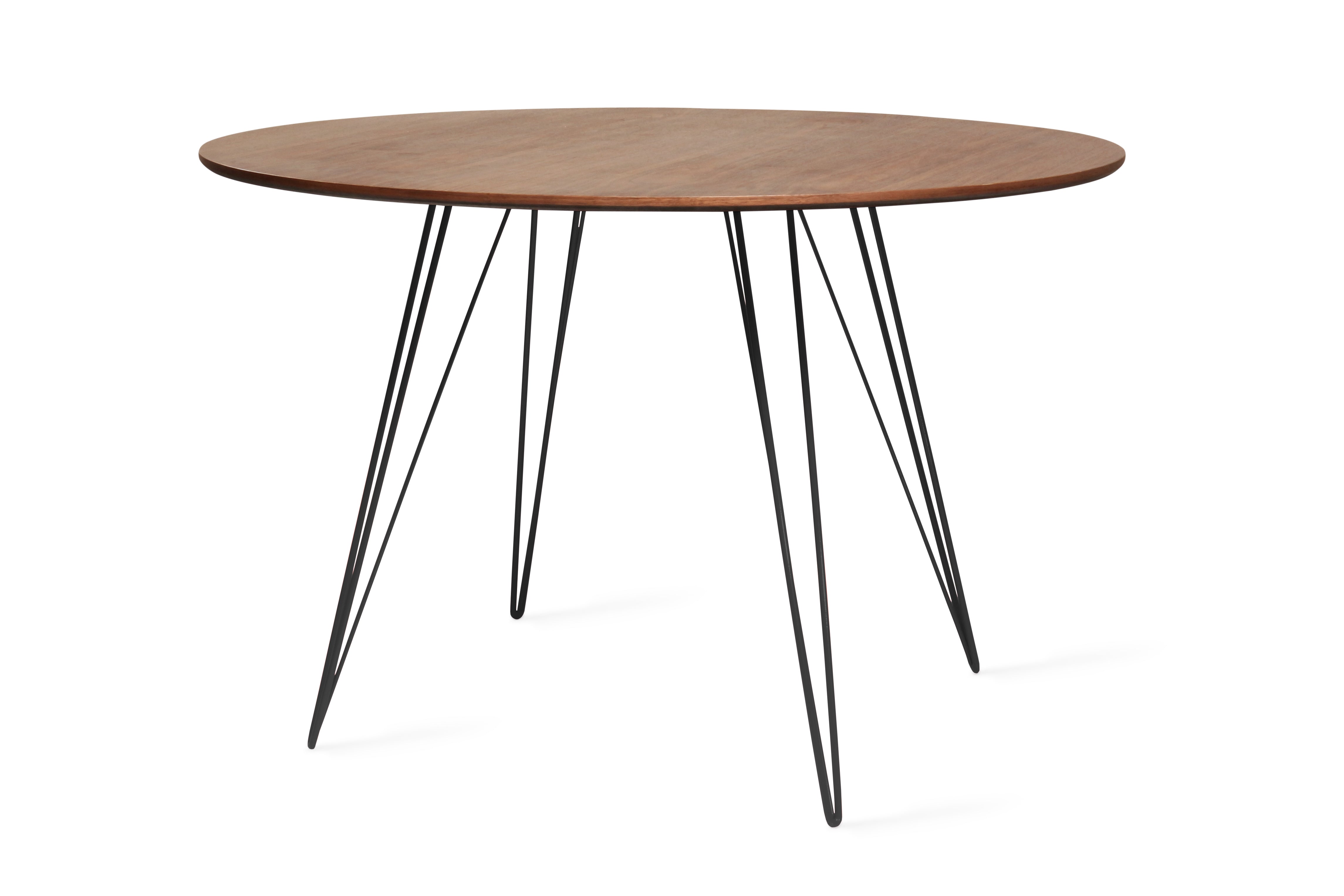 Round Walnut Dining Table, Walnut Wood Dining Table | Tronk Design