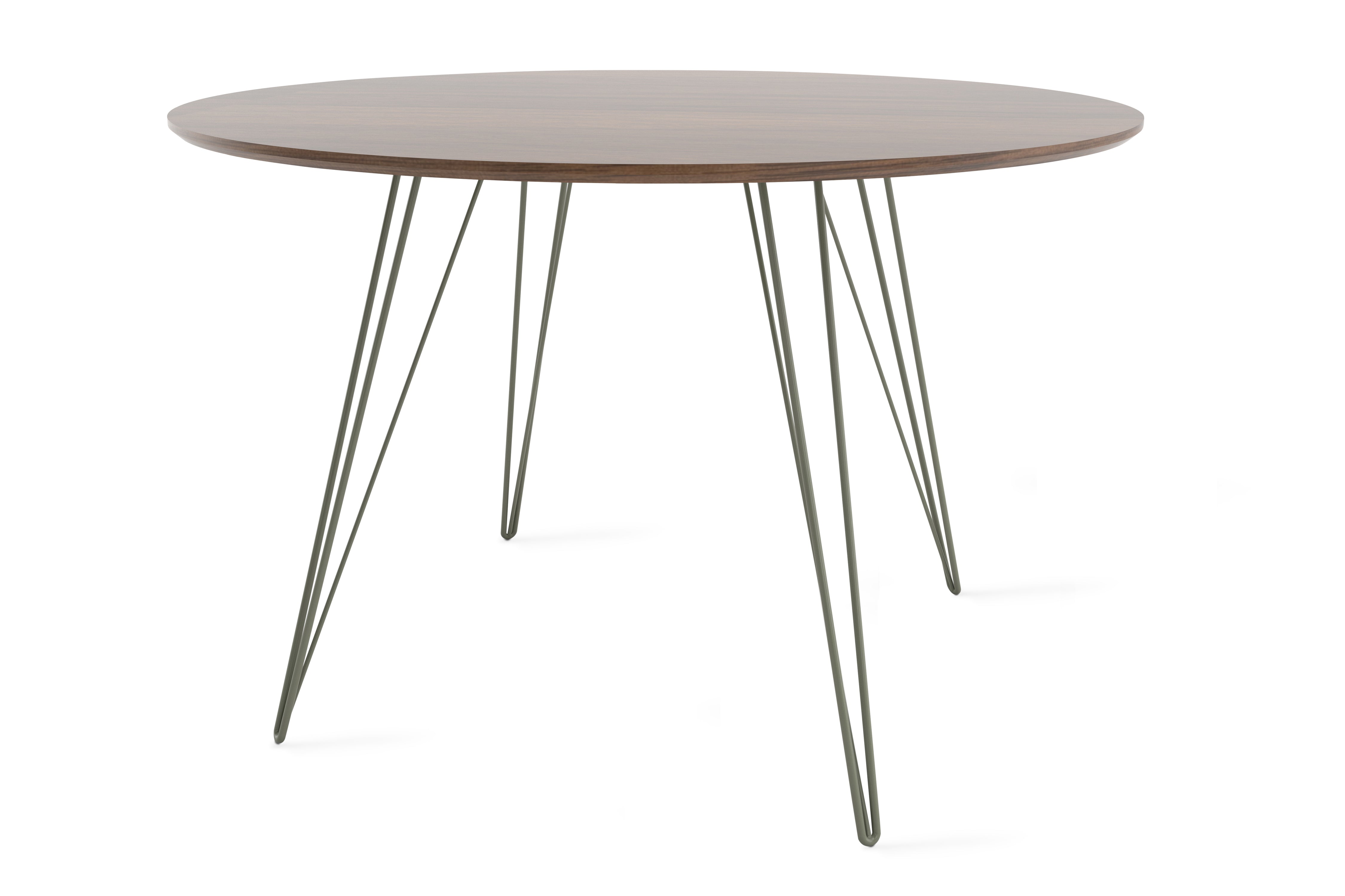 Round Walnut Dining Table, Walnut Wood Dining Table | Tronk Design