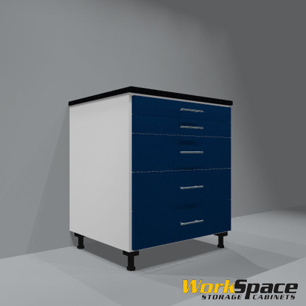 5 Drawer Base Garage Cabinet 32 1 4 W X 35 H X 22 1 2 D