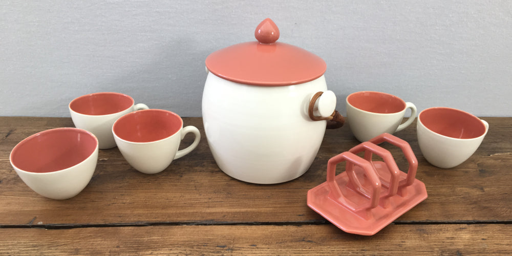 Poole Pottery Red Indian & Magnolia