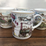 Royal Worcester Travel History Mugs