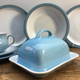 Denby Colonial Blue Plates and Bowls