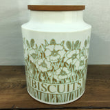 Hornsea Fleur Green Biscuit Jar