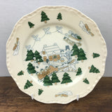 Masons Christmas Village Starter / Dessert Plate