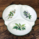 Royal Worcester Plat de hors-d'œuvre aux herbes Worcester