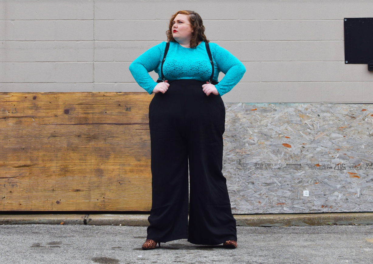 Plus Size Blogger Chubby Struggles High Waist Pants