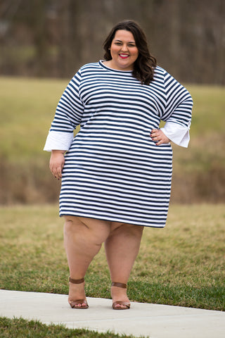 Size 26 Striped Dress | Miranda