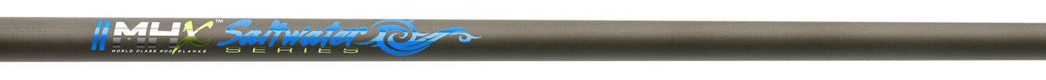 MHX Power Tip Offshore Saltwater Rod Blanks in Satin Black Finish