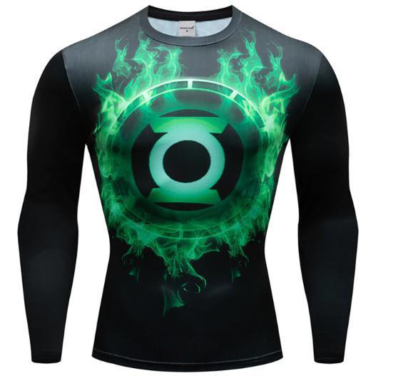 green lantern dri fit shirt