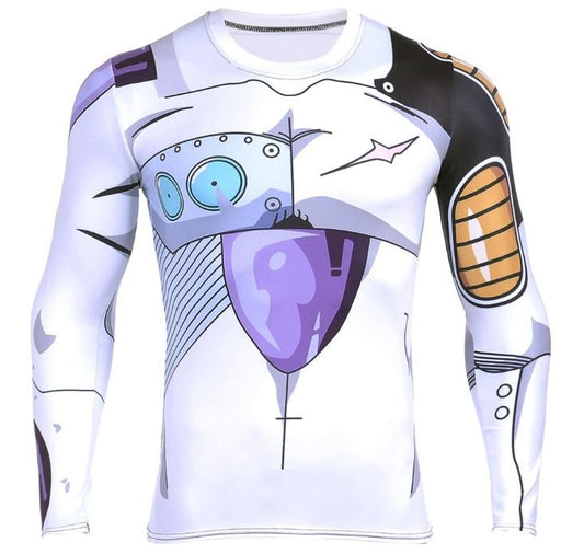 Mecha Frieza Dragon Ball Z Long Sleeve Compression Rashguard Rashguardstore