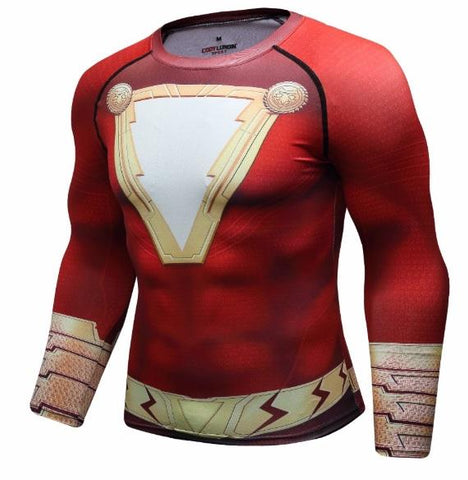 Shazam Rash Guard Compression Shirt – RashGuardStore