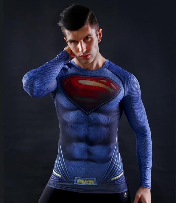 man of steel compression shirt