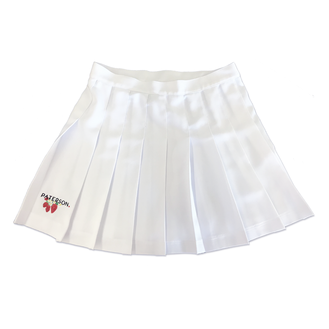 Strawberry Embroidered Tennis Skirt 