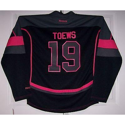 pink hockey jersey