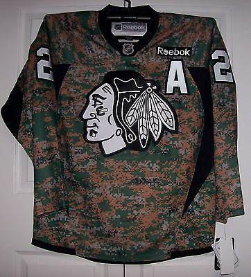 blackhawks military jersey