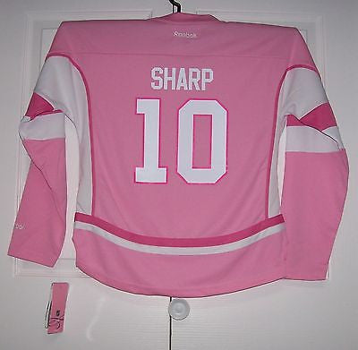 pink hockey jersey youth