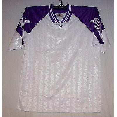 white and purple jersey