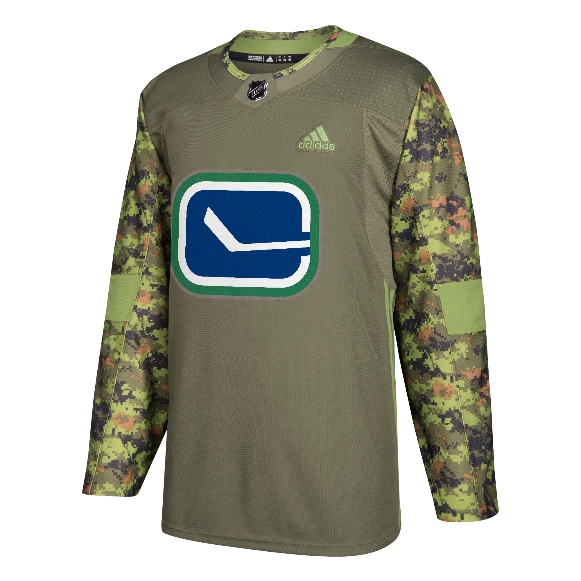 Military Camo Moss Vancouver Canucks 