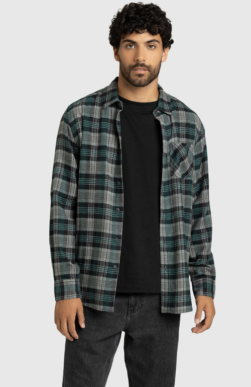 Spiced Orange Plaid Shirt for Men | Boston Traders XXL / Spiced Orange