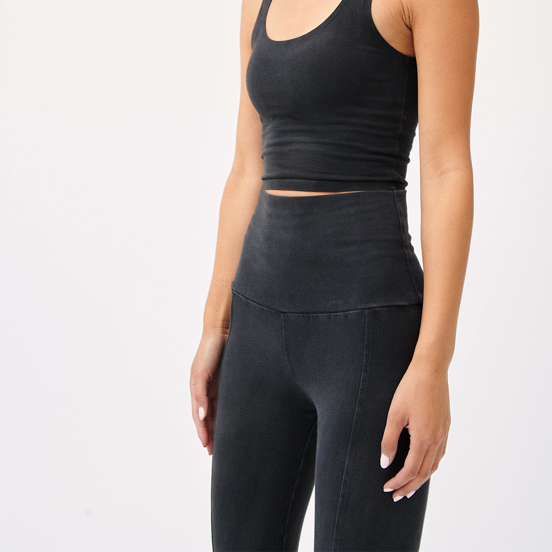 Black Cotton Spandex Leggings With Pockets  International Society of  Precision Agriculture