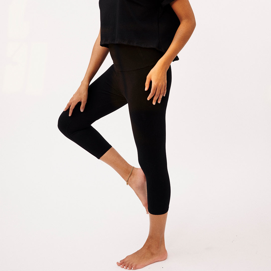 Black Cotton Leggings With Pockets  International Society of Precision  Agriculture