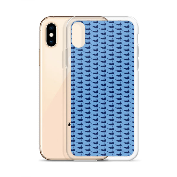 Blue Nantucket Pattern iPhone Case