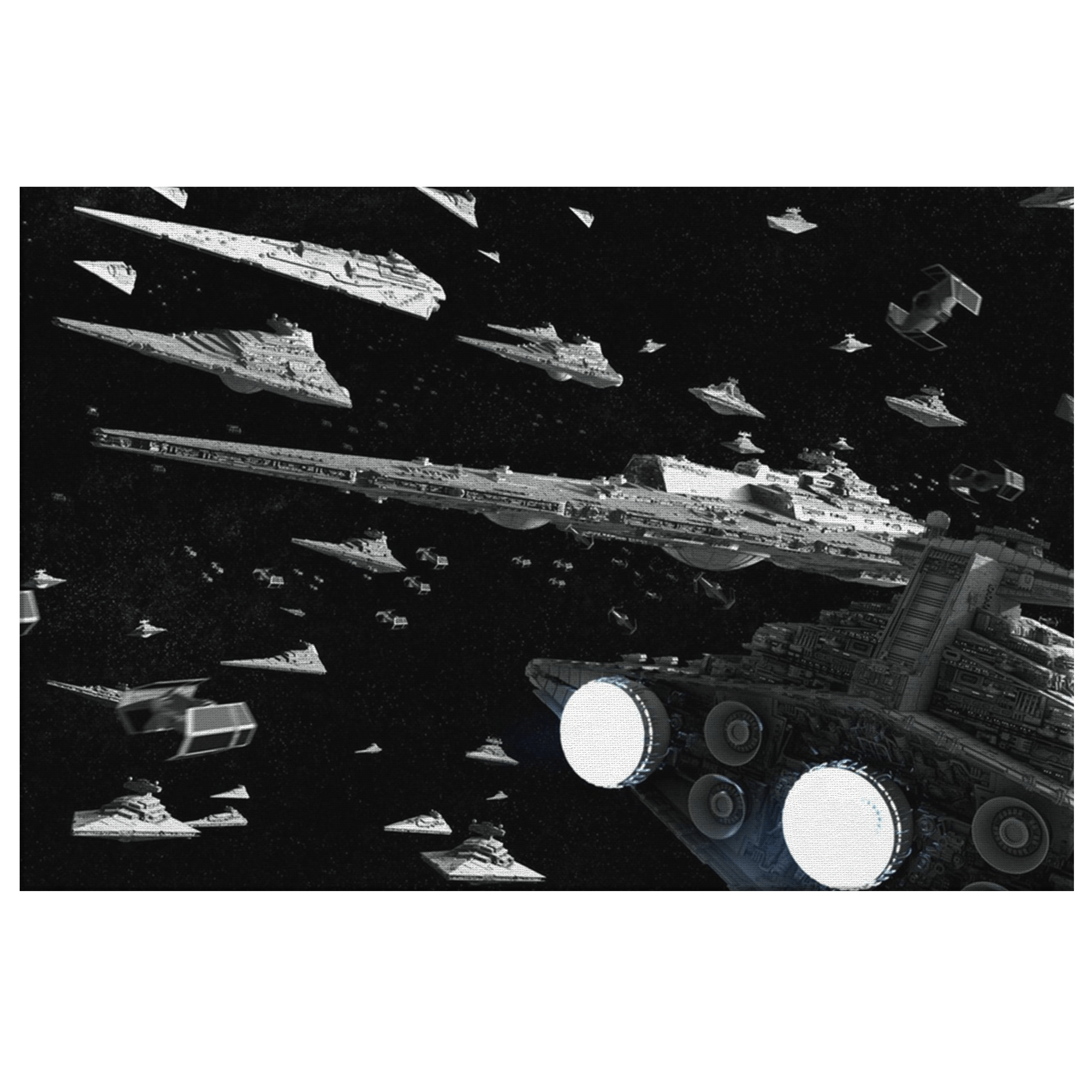 Imperial Star Destroyer Art Print, Star Destroyer Wall Star, Star Wars ...