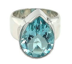 Aquamarine Birthstone ring