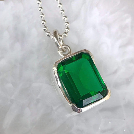 Bold Emerald Pendant