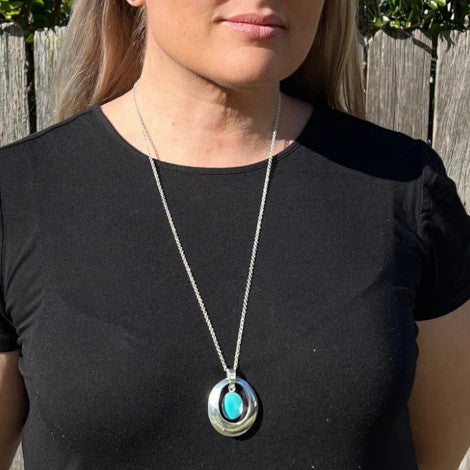 Grande Pendant - Turquoise