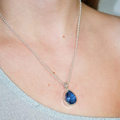 Sapphire Quartz Pendant - Mahtava Collection