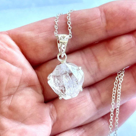 Peace Within Herkimer Diamond Pendant