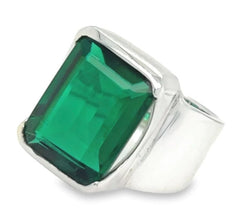 Bold emerald ring