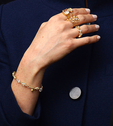 Oval Herkimer Diamond Bracelet – The Golden Cleat