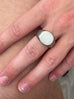 Unisex ring - On man hands - Stainless Steel - Desiderate