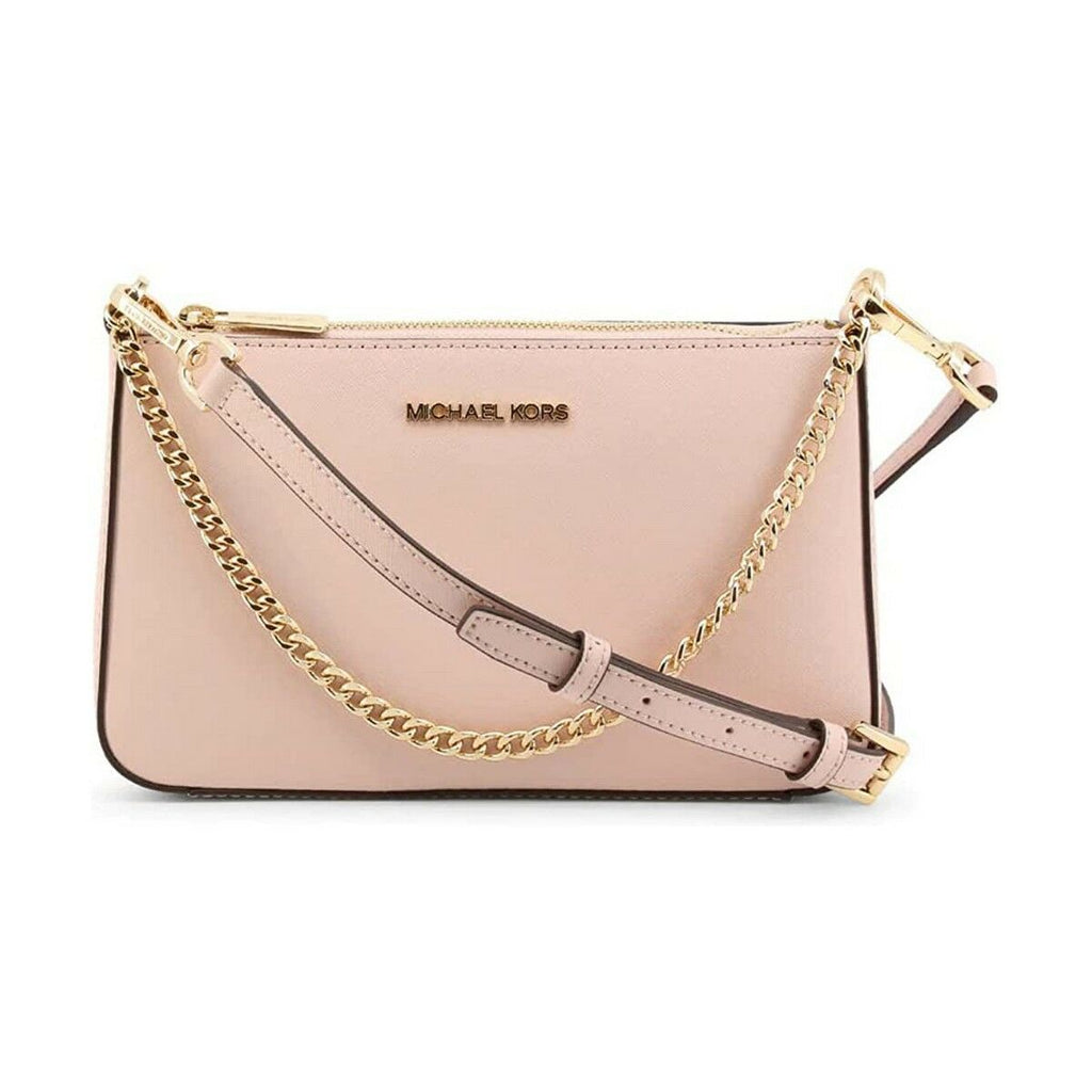 Michael Kors 35S0GTVU6L-POWDER-BLUSH Pink Leather Clutch Shoulder Bag –  Designer Online